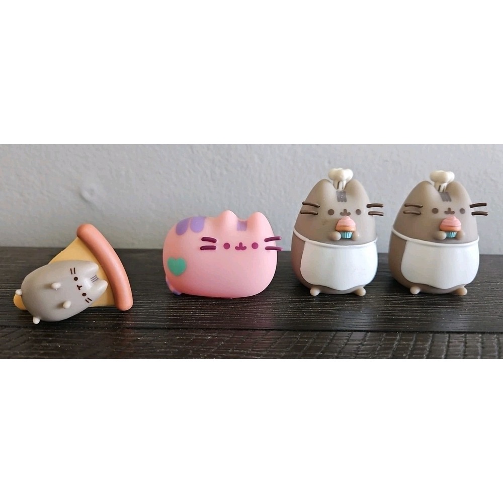 Pusheen Lot Of 4 Mini Series Cute!